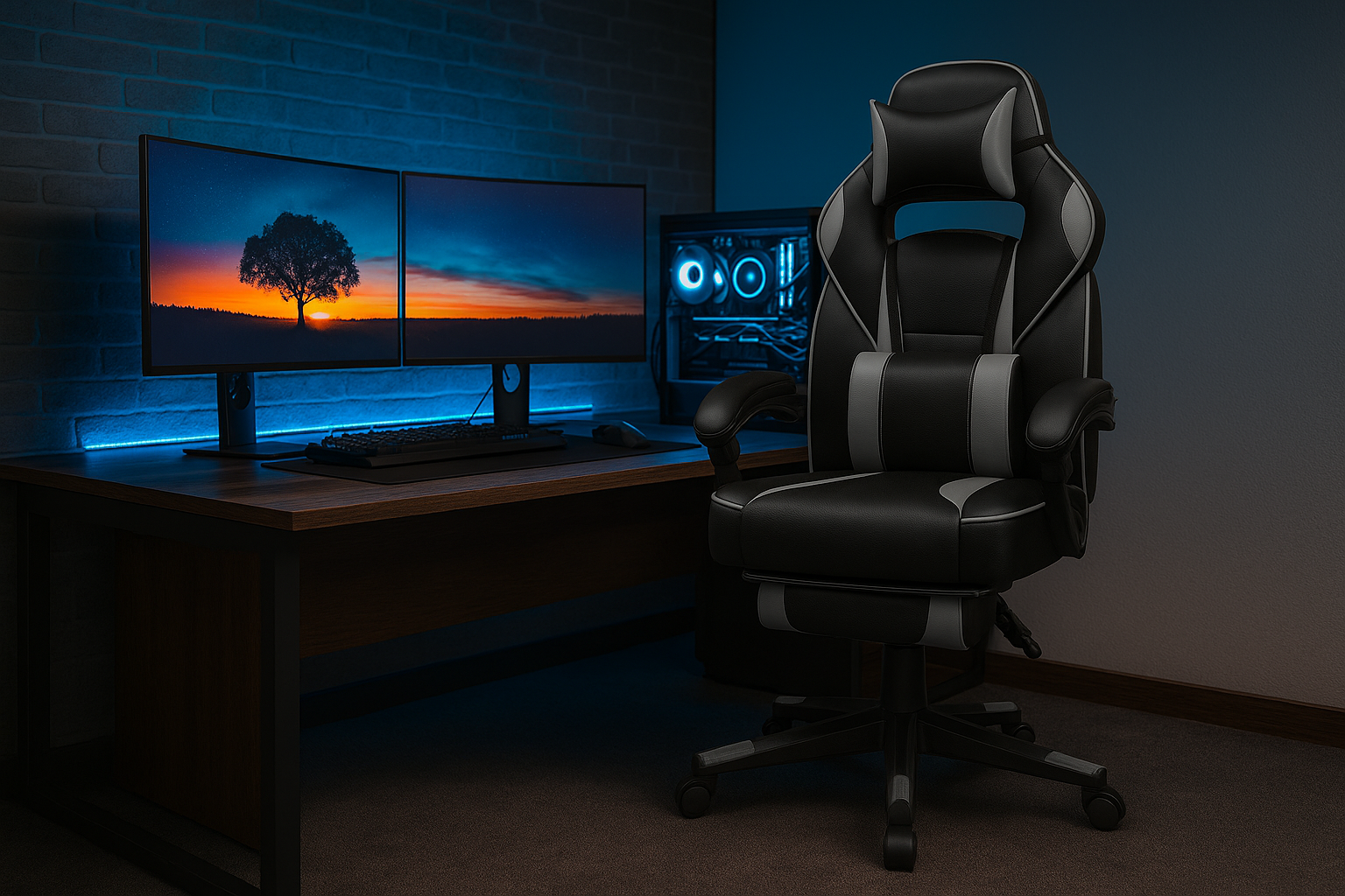 Chaise gamer Songmics OBG73