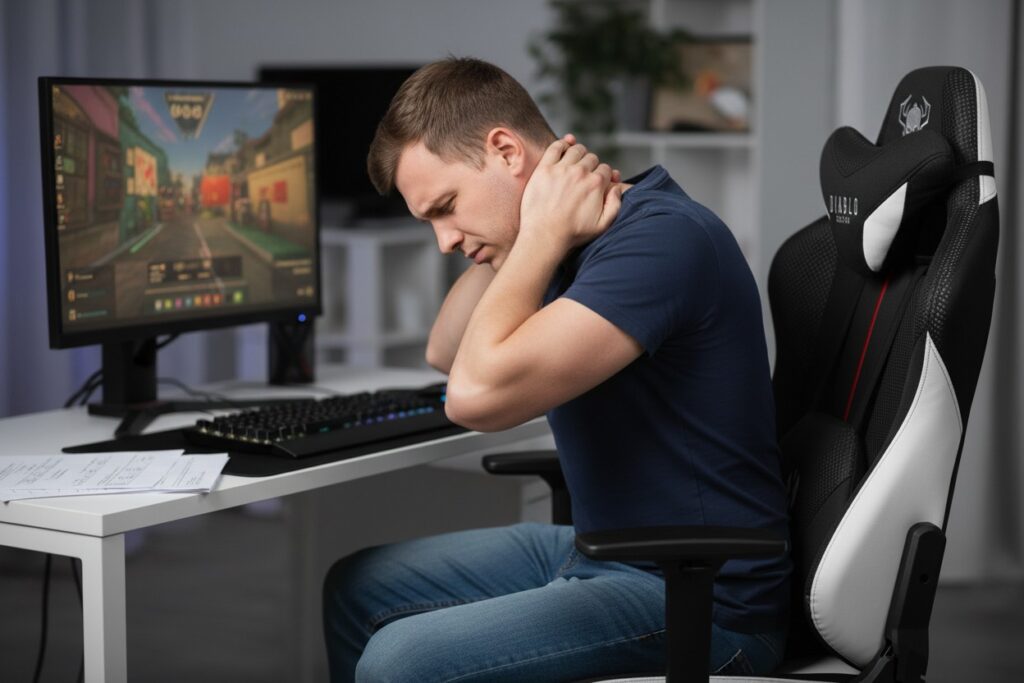 Régler chaise gamer nuque
