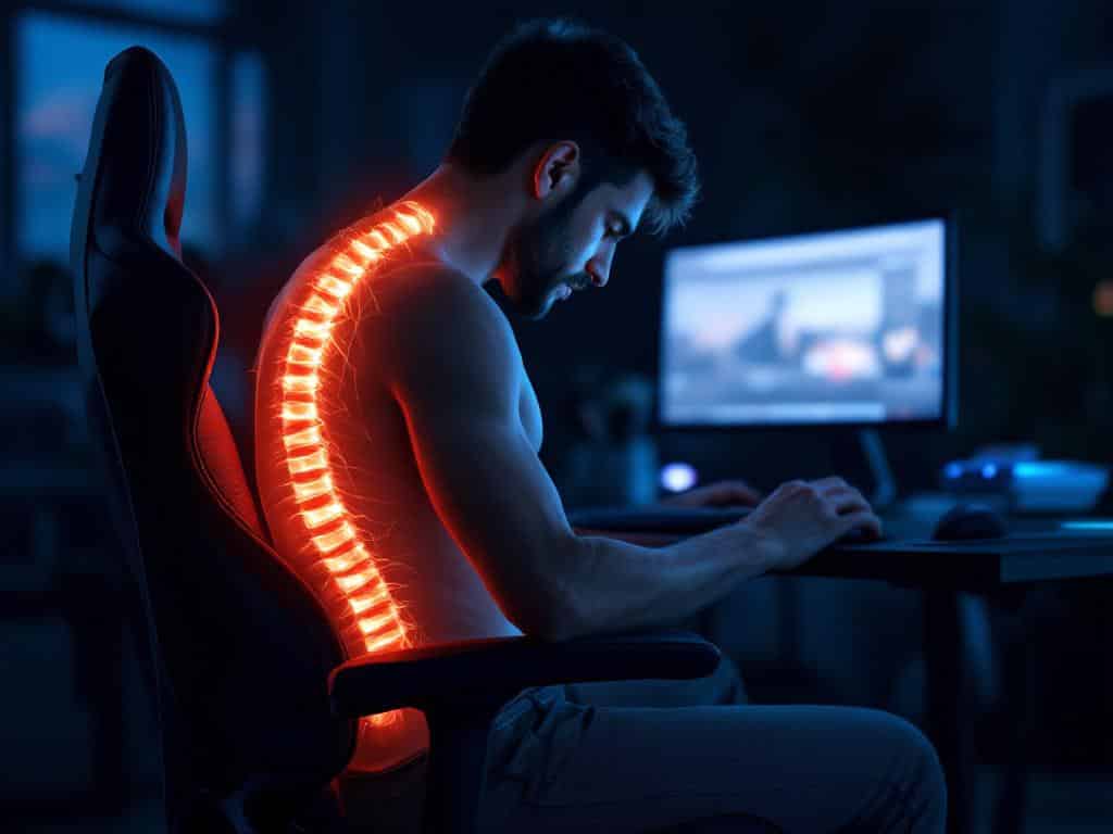 chaise gamer douleurs de dos