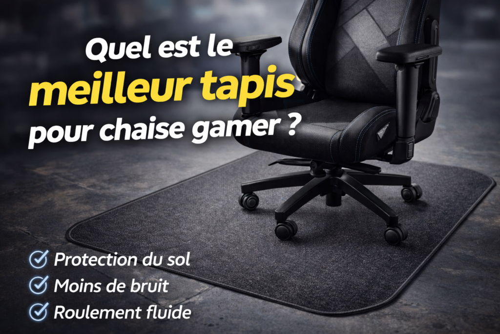 tapis de sol pour chaise gamer